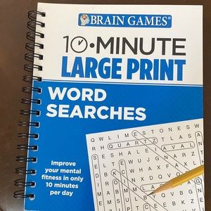 10 Minute Large Print Word Searches